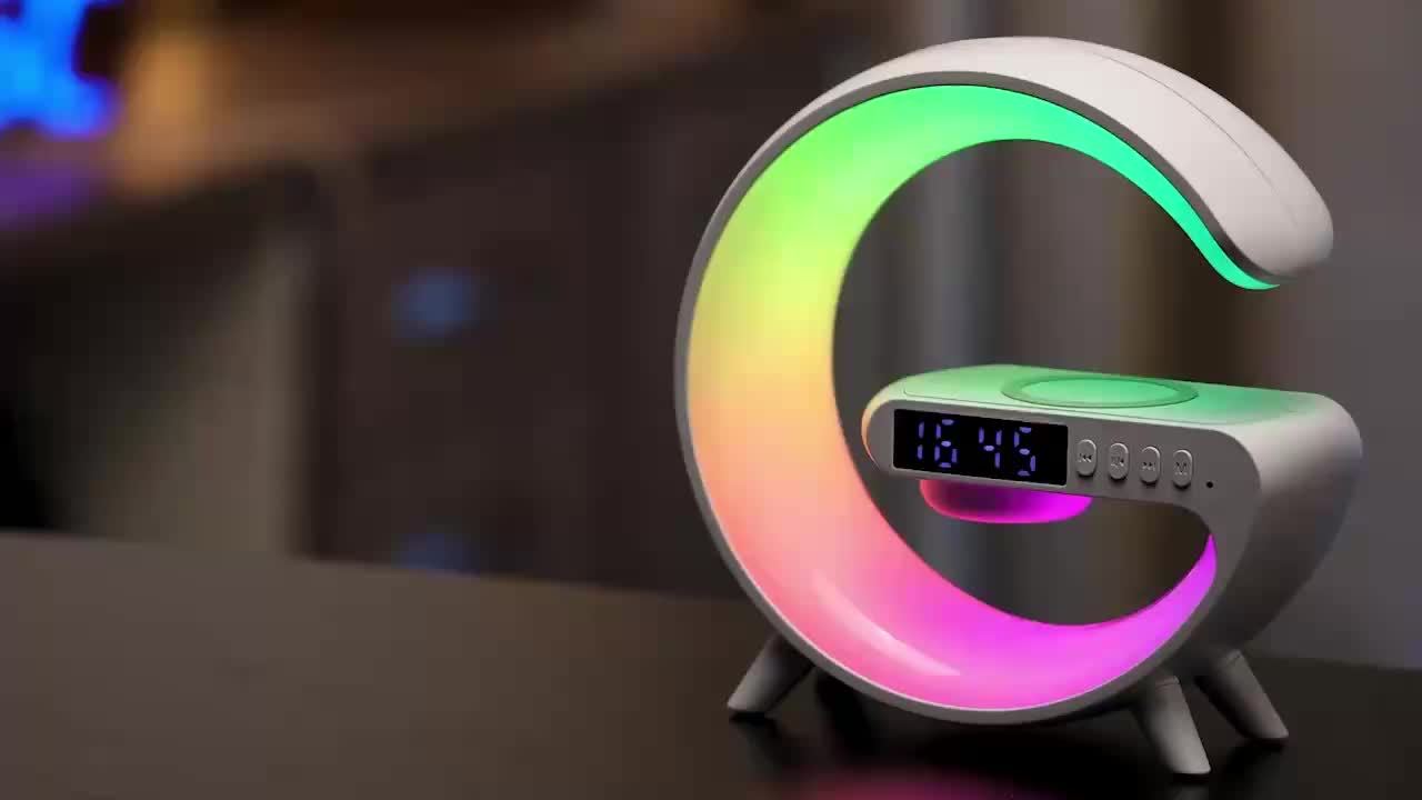 1pc Smart Big G Colorful Speaker Atmosphere Light