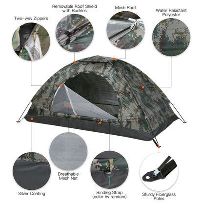 Tomshoo 1/2 Person Ultralight Camping Tent