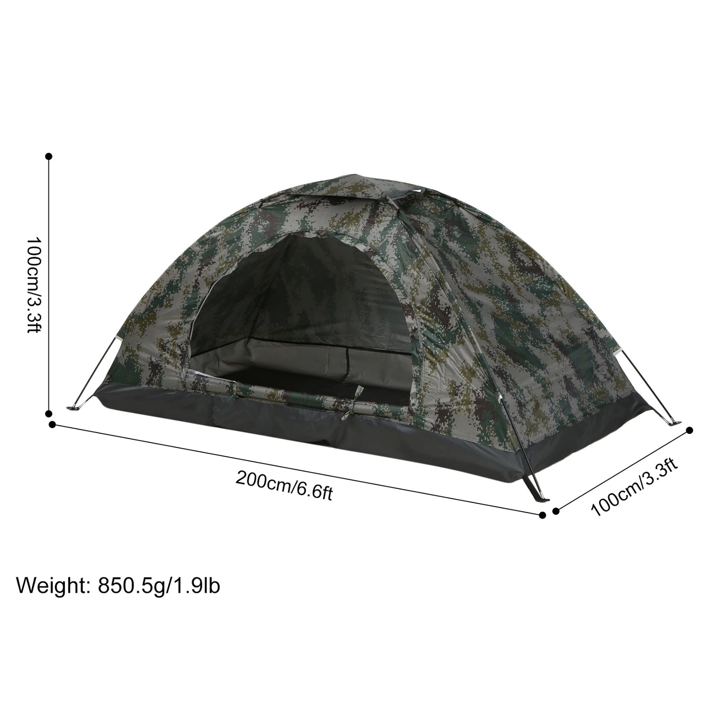 Tomshoo 1/2 Person Ultralight Camping Tent