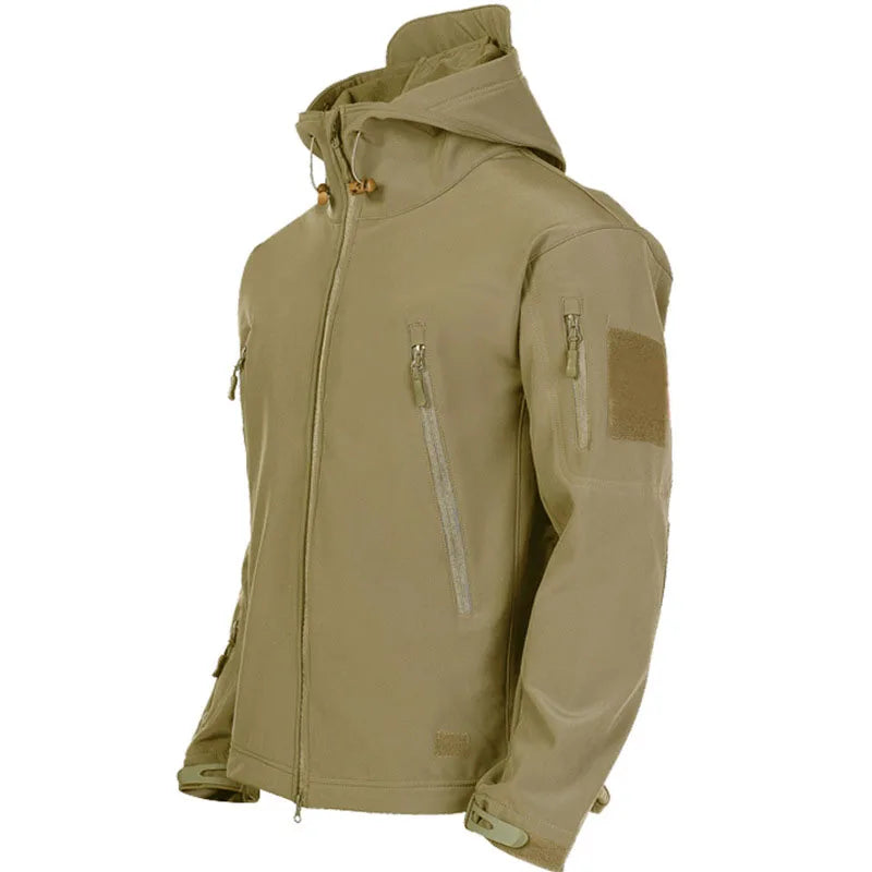 Military Shark Skin Soft Shell Jackets Men Tactical Windproof Waterproof jacket men Army Combat Jackets