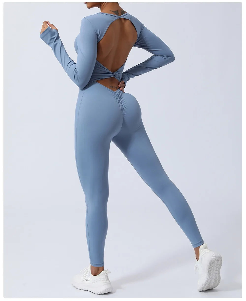 Jumpsuit Gym One-Piece Suit Women