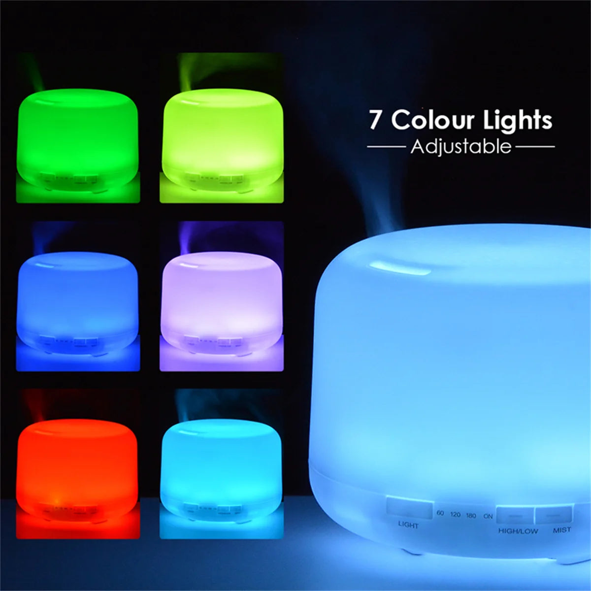 500ml With Colorful Night Lights USB Humidifier Mini-Size