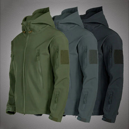 Military Shark Skin Soft Shell Jackets Men Tactical Windproof Waterproof jacket men Army Combat Jackets