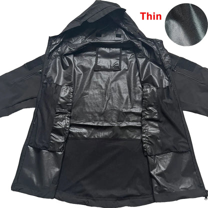 Military Shark Skin Soft Shell Jackets Men Tactical Windproof Waterproof jacket men Army Combat Jackets