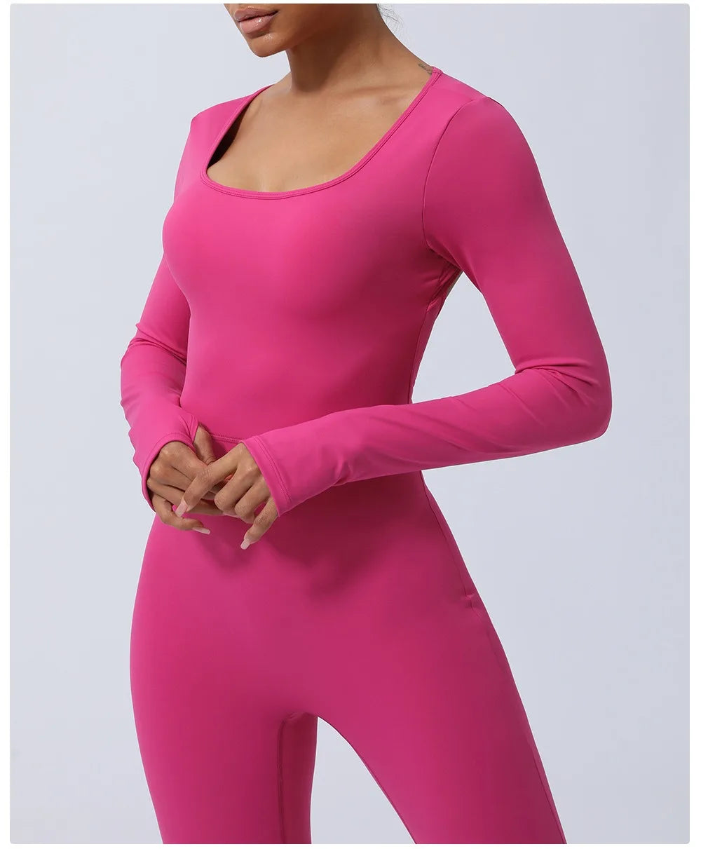 Jumpsuit Gym One-Piece Suit Women