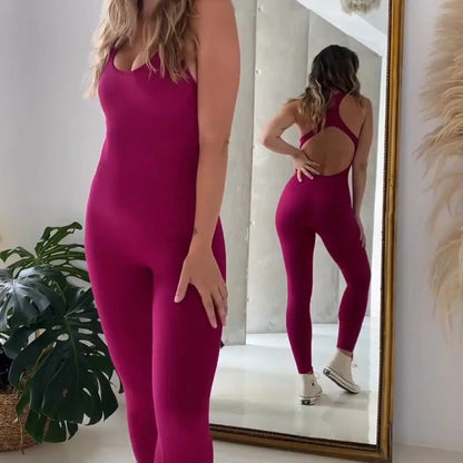 SVEIC Yoga Jumpsuit Fitness